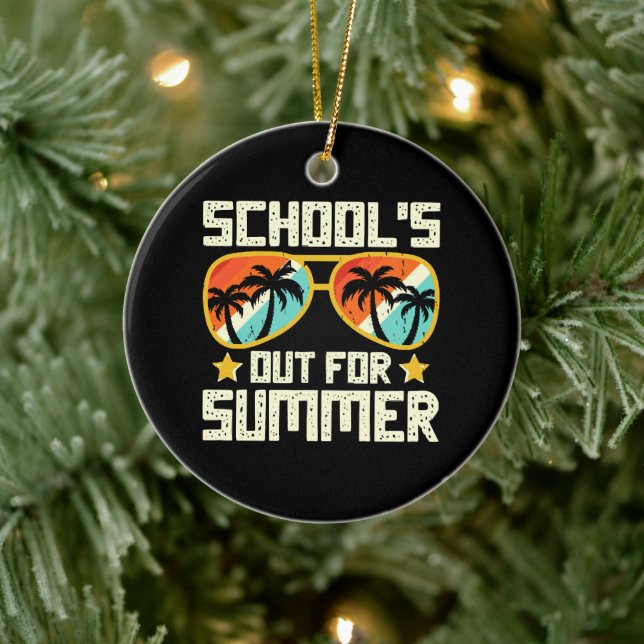 School Out For Summer Ceramic Tree Decoration (Tree)