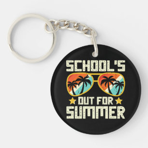 School Out For Summer Key Ring