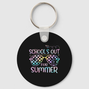 School Out For Summer Last Day Of School Kids Girl Key Ring