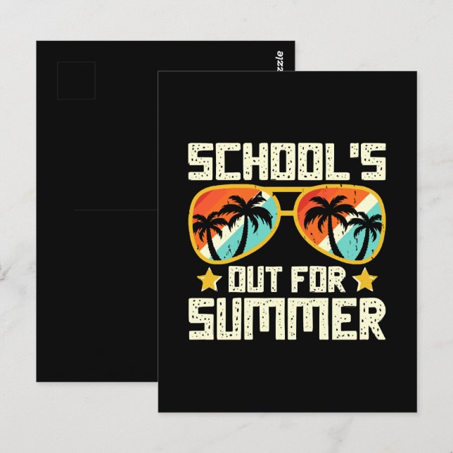 School Out For Summer Postcard (Front/Back)