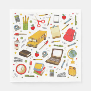 School Party Teacher Napkin
