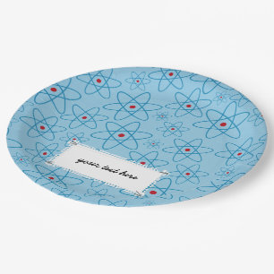 School pattern paper plate