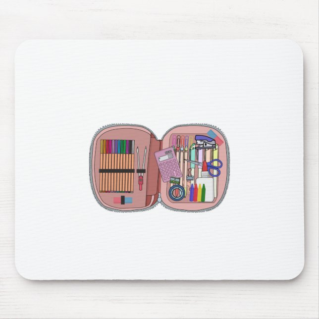 School Pencil Case Mouse Pad (Front)