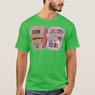 School Pencil Case T-Shirt