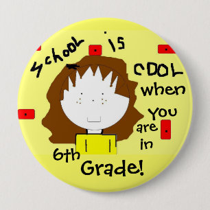 School Personalised Button - Customise the Grade