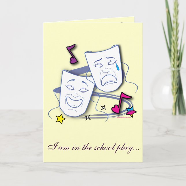 School Play Invitation: Customisable Invitation (Front)