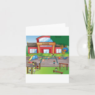 School Playground Card