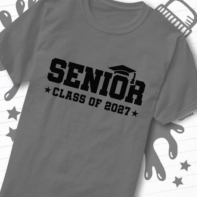 School Pride Graduation Year Senior Class of 2027 T-Shirt (Creator Uploaded)