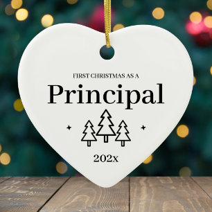 School Principal 2026 Christmas Ornament
