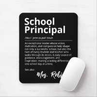School Principal Inspirational Definition Black
