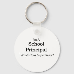 School Principal Key Ring
