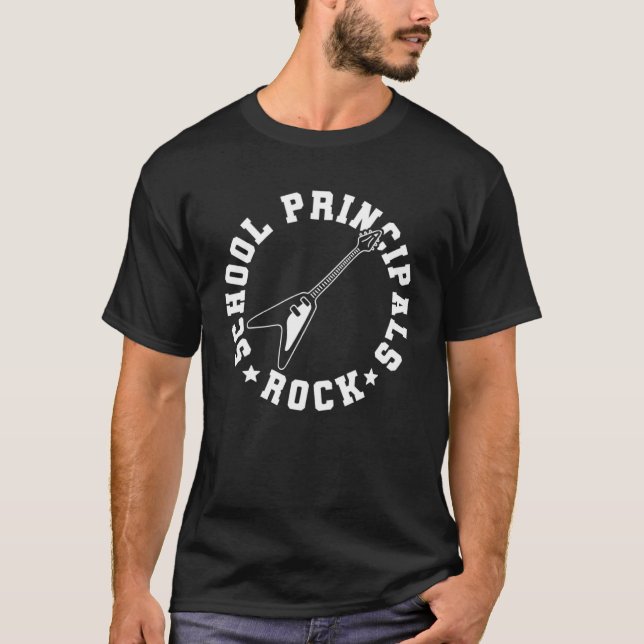 School Principal Rock T-Shirt (Front)