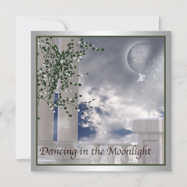 School Prom Invitations Moonlight Dance Prom (Front)