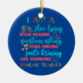 School Provider Children Care Multitasker Daycare Ceramic Tree Decoration