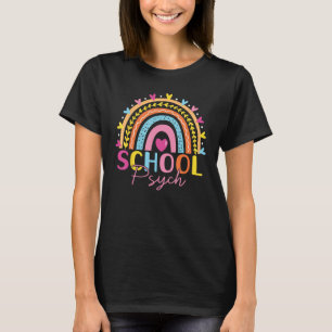 School Psych teacher School Psychologist boho rain T-Shirt