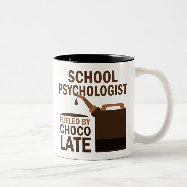 School Psychologist (Funny) Gift Two-Tone Coffee Mug (Right)