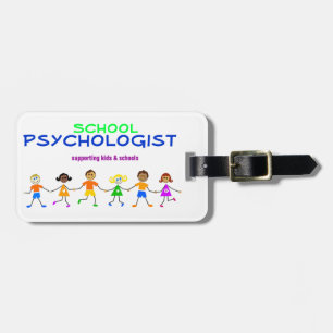 School Psychologist Laptop or Luggage Tag