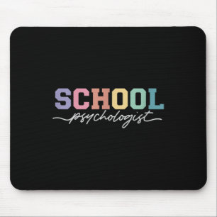 School Psychologist Mental Health Awareness Mouse Pad