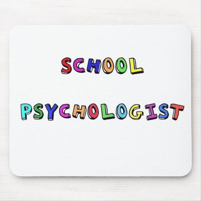 SCHOOL PSYCHOLOGIST MOUSE PAD (Front)