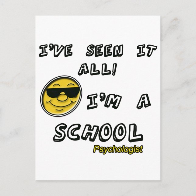 School Psychologist Postcard (Front)