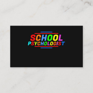 School Psychologist - Psychology Gift Business Card
