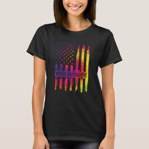 School Psychologist Us Flag School Psych T-Shirt