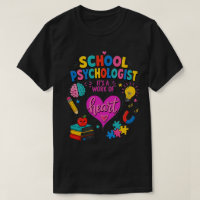 School Psychologist Work of Heart Colourful