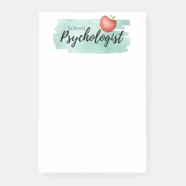 School Psychologist's Large Notes (Front)