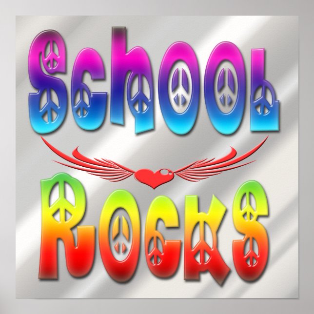 School Rocks - Peace Poster (Front)