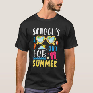 School 's Out For Summer Halidays Teacher Student  T-Shirt