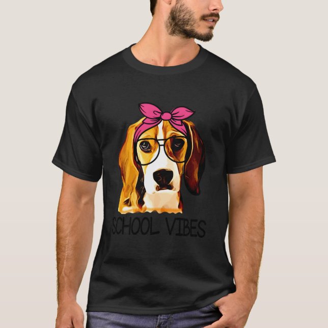 School S Teacher Classroom Beagle T-Shirt (Front)