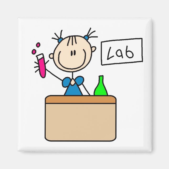 School Science Lab Magnet (Front)
