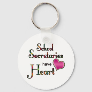 School Secretaries Have Heart Key Ring