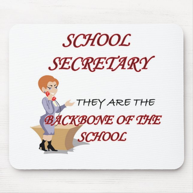 SCHOOL SECRETARY 2 copy Mouse Pad (Front)