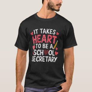 School Secretary Back To School Assistant Job Prof T-Shirt