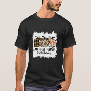 School Secretary Back To School Pumpkin Fall Teach T-Shirt