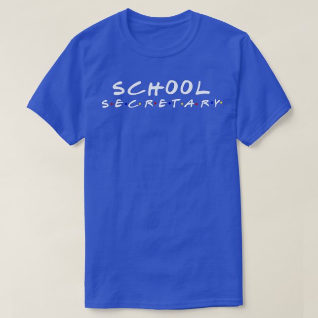 School Secretary Classic TShirt (Design Front)