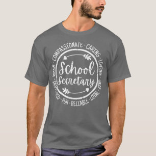 School Secretary Life School Staff Appreciation Vi T-Shirt
