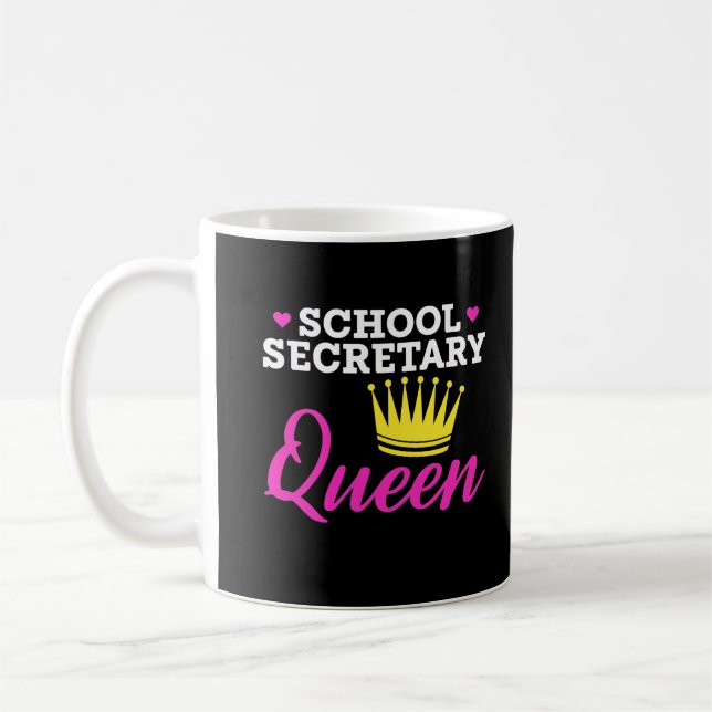School Secretary Queen Coffee Mug (Left)