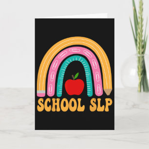 School Slp Rainbow Pencil Women Byck To School App Card