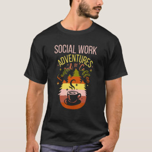 School Social Worker Back To School Coffee Teacher T-Shirt