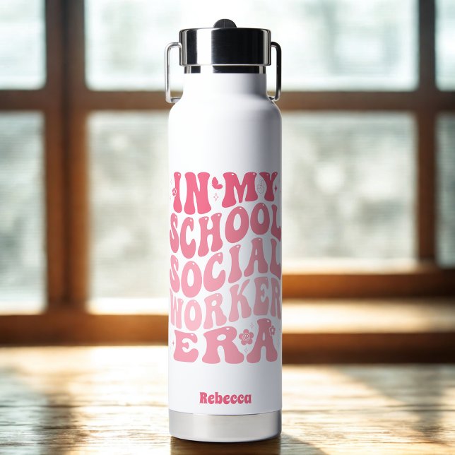 School Social Worker Water Bottle (Creator Uploaded)