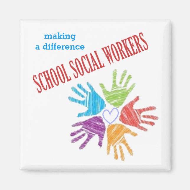 School Social Workers Magnet (Front)