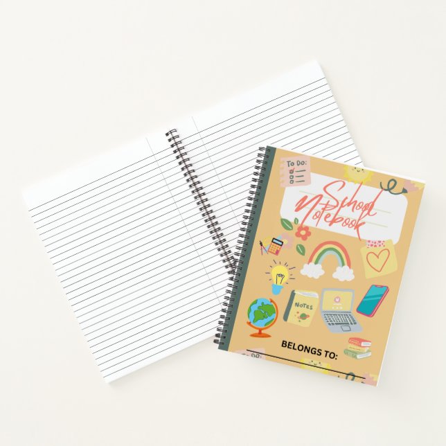 SCHOOL (SPIRAL) NOTEBOOK (Inside)