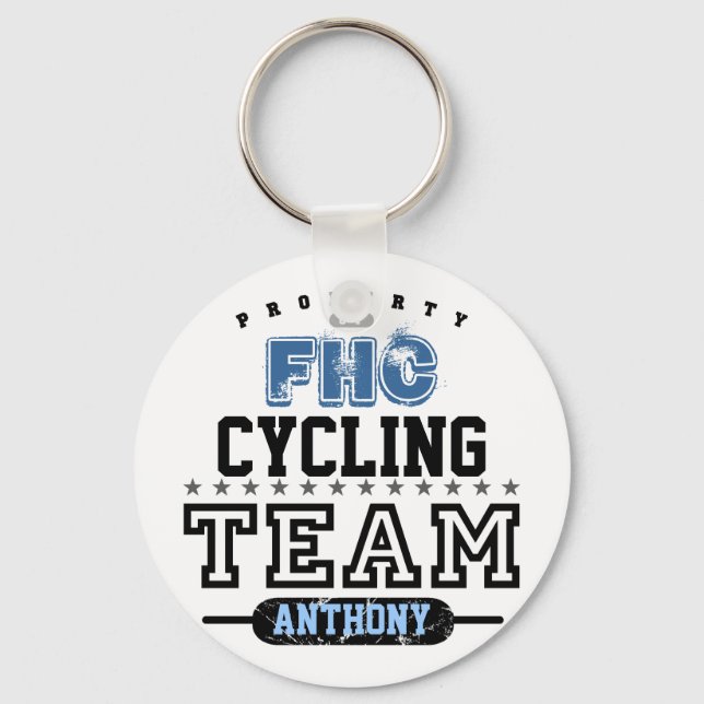 School Sport Team Key Ring (Front)
