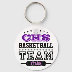 School Sport Team Key Ring