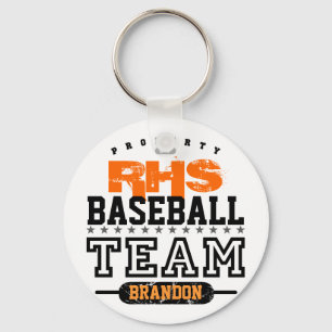 School Sport Team Key Ring