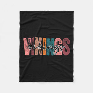 School Sports Fan Team Spirit  Fleece Blanket