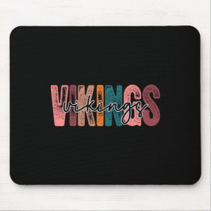 School Sports Fan Team Spirit Mouse Pad