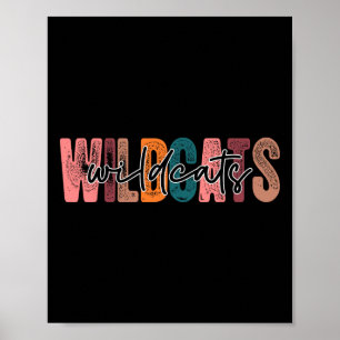 School Sports Fan Team Spirit Poster